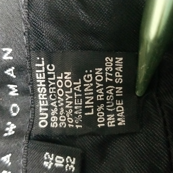 Zarah Vintage Woman Fringed, Lined, Tweed Skirt  Size 10 - Picture 4 of 14